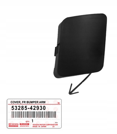 TOYOTA RAV4 III 05-08 ZAŚLEPKA HAKA HOLOWNICZEGO PRZÓD PRAWA ORYGINAŁ