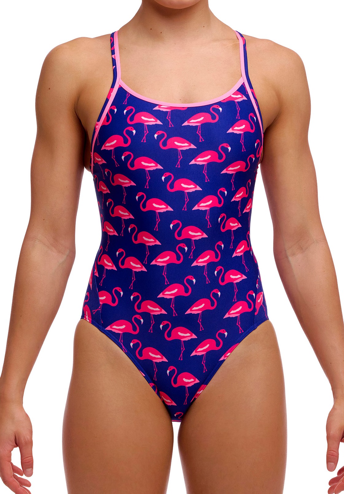 Jednodílné plavky Funkita Flocked Up Diamond Back 10 (UK32) S