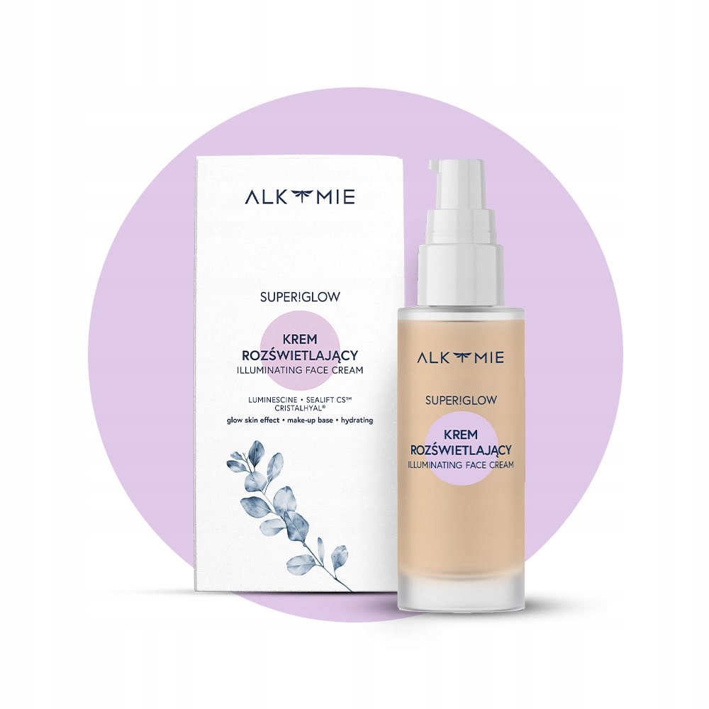 Alkmie Rozjasňující krém na obličej s mikropigmenty Super! Glow 30 ml