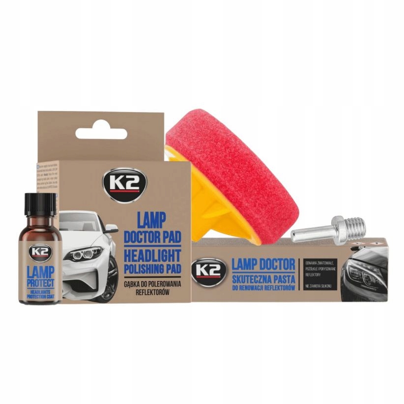 

K2 Zestaw Do Polerowania Lamp Reflektorów ZA020