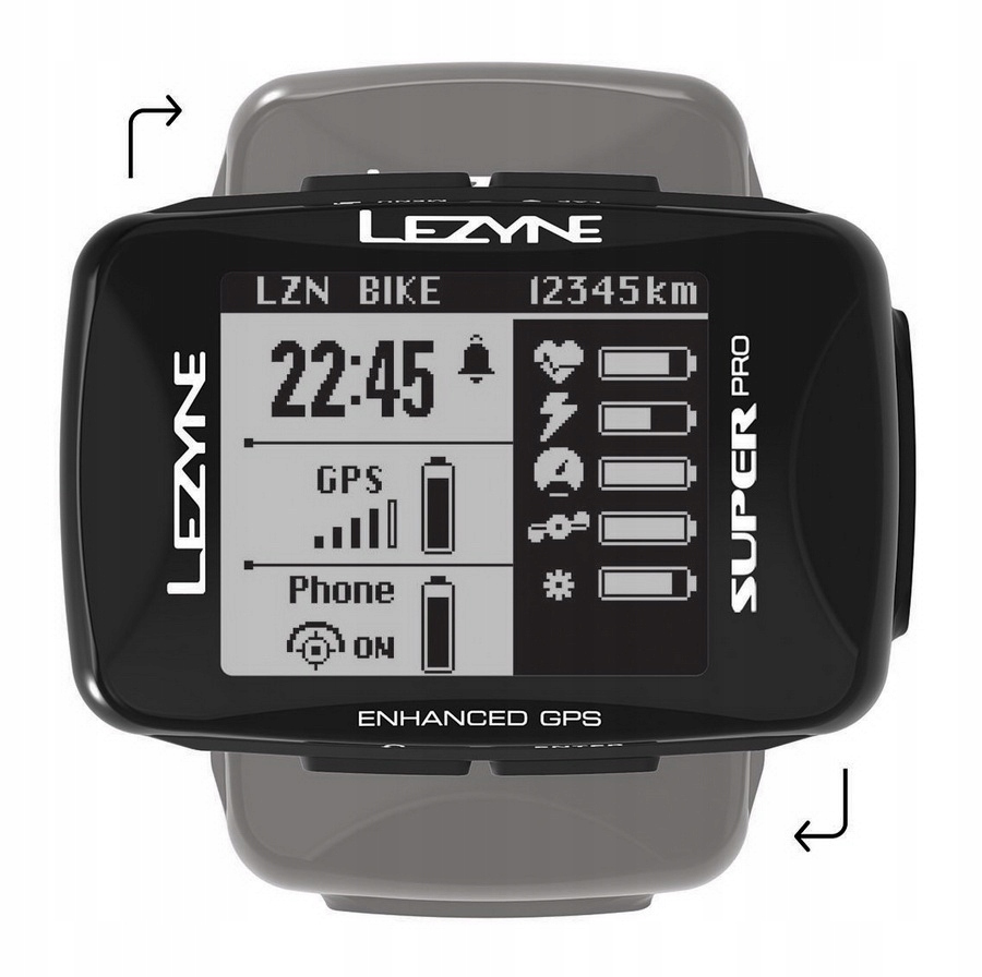 

Licznik nawigacja rowerowa Lezyne Super Pro Gps