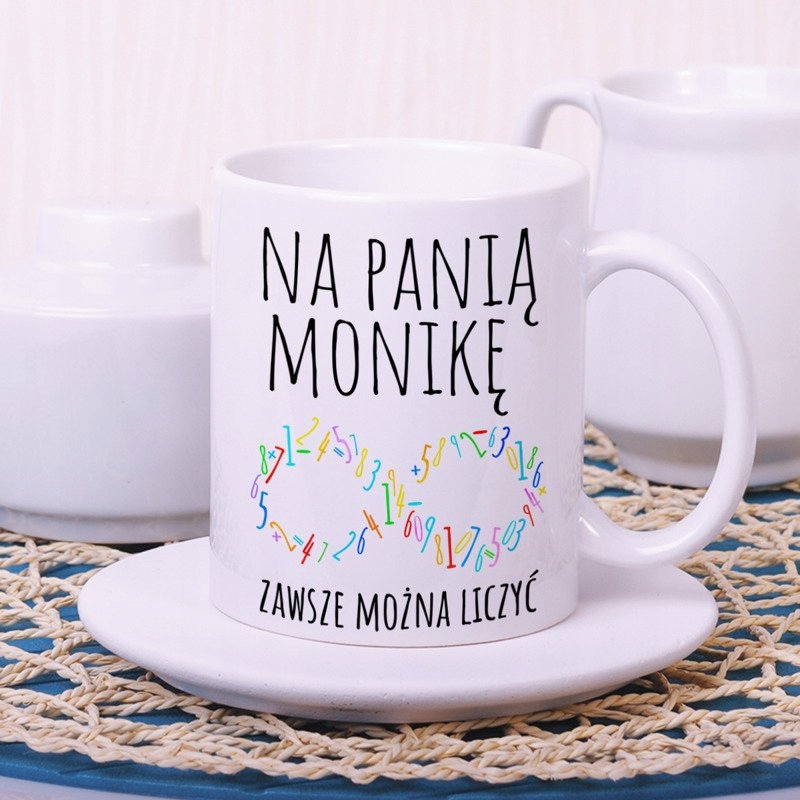 Kubek dla nauczyciela - MATEMATYKA + dowolne IMIĘ Kod producenta kb1
