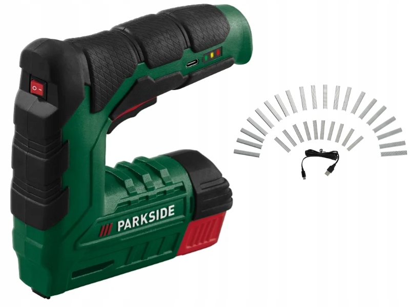 Parkside Akumulatorowy Zszywacz Tapicerski 4V z wbudowanym akumulatorem Usb