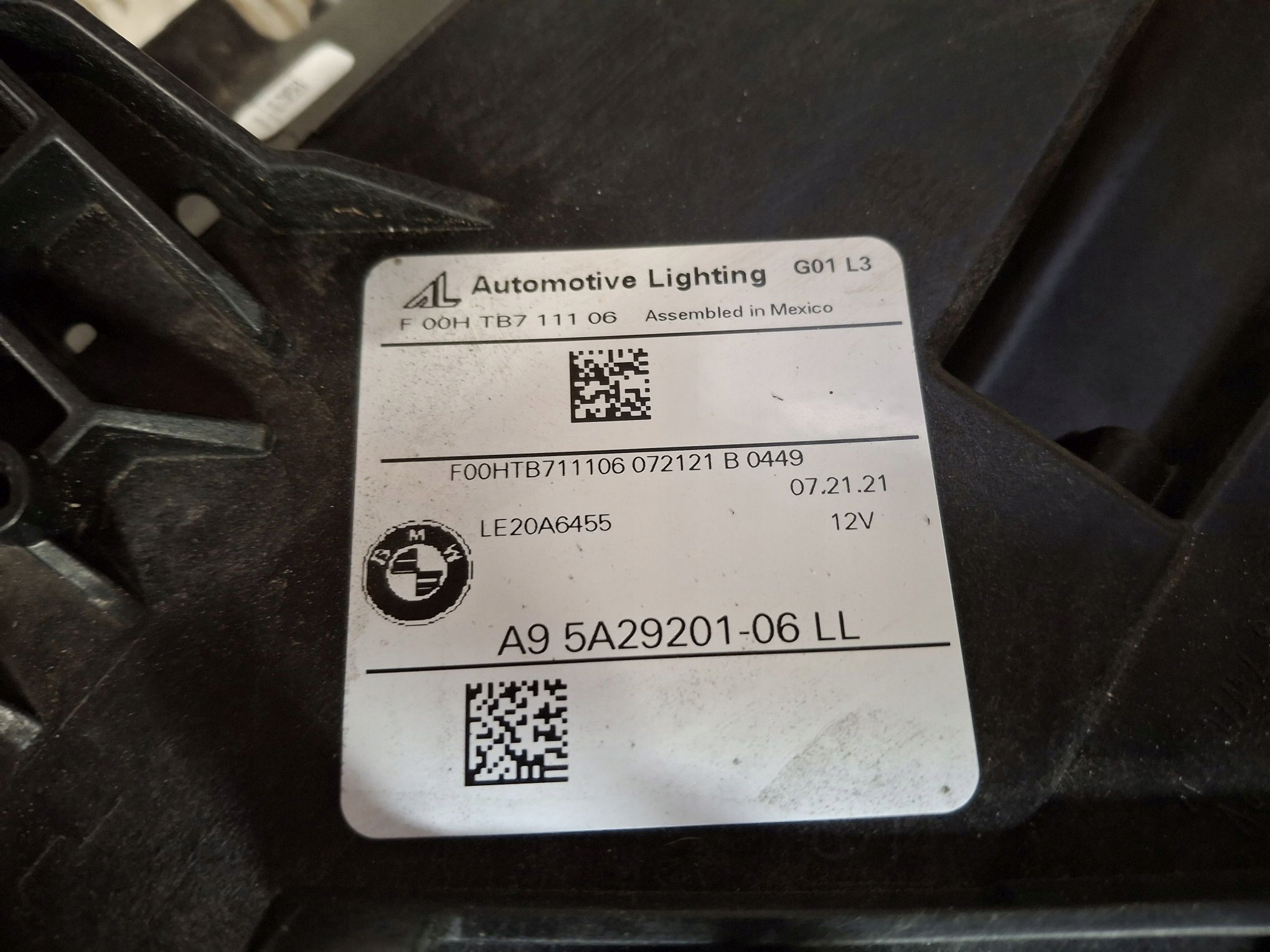 light left front FULL LED BMW X3 G01 LIFT 2022R->
