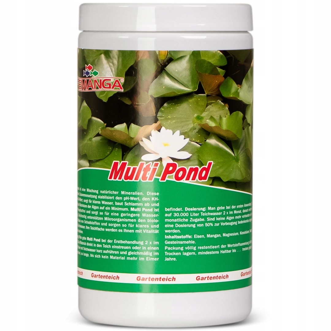 Femanga Multi Pond 1000 ml – redukce bahna, přípravek na řasy, stabilní pH,