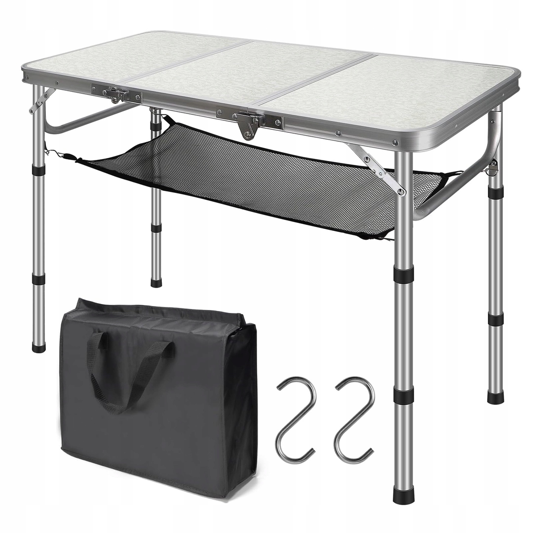Cprosp Skládací kempingový stůl, 90 x 40 cm, veletržní