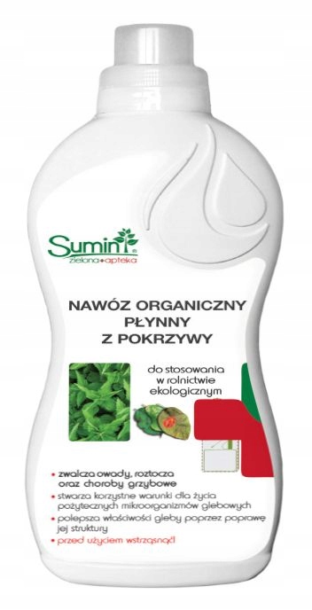 

Nawóz organiczny z pokrzywy 1L Sumin