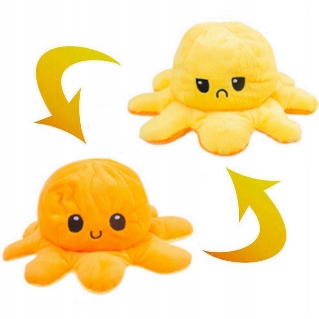 

Ośmiornica Dwustronna XXL maskotka pluszowa 60cm