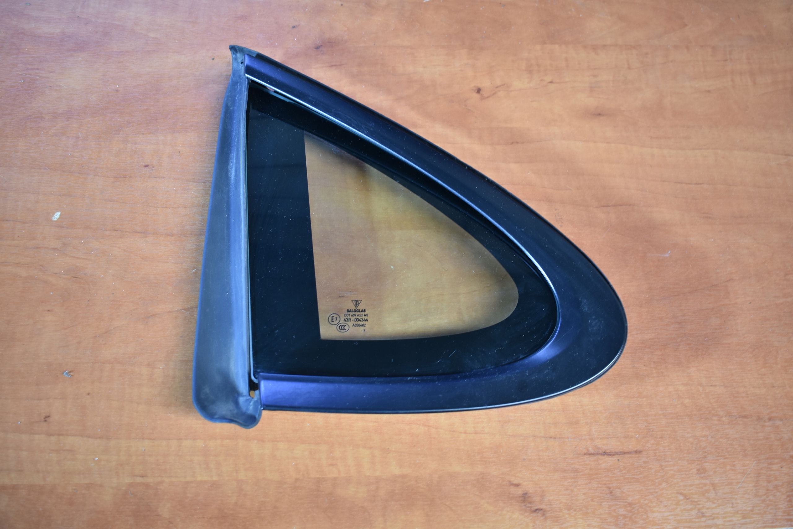 IDEALNA window bodywork left + moulding black MAT AS2 2017R. PORSCHE 971 1
