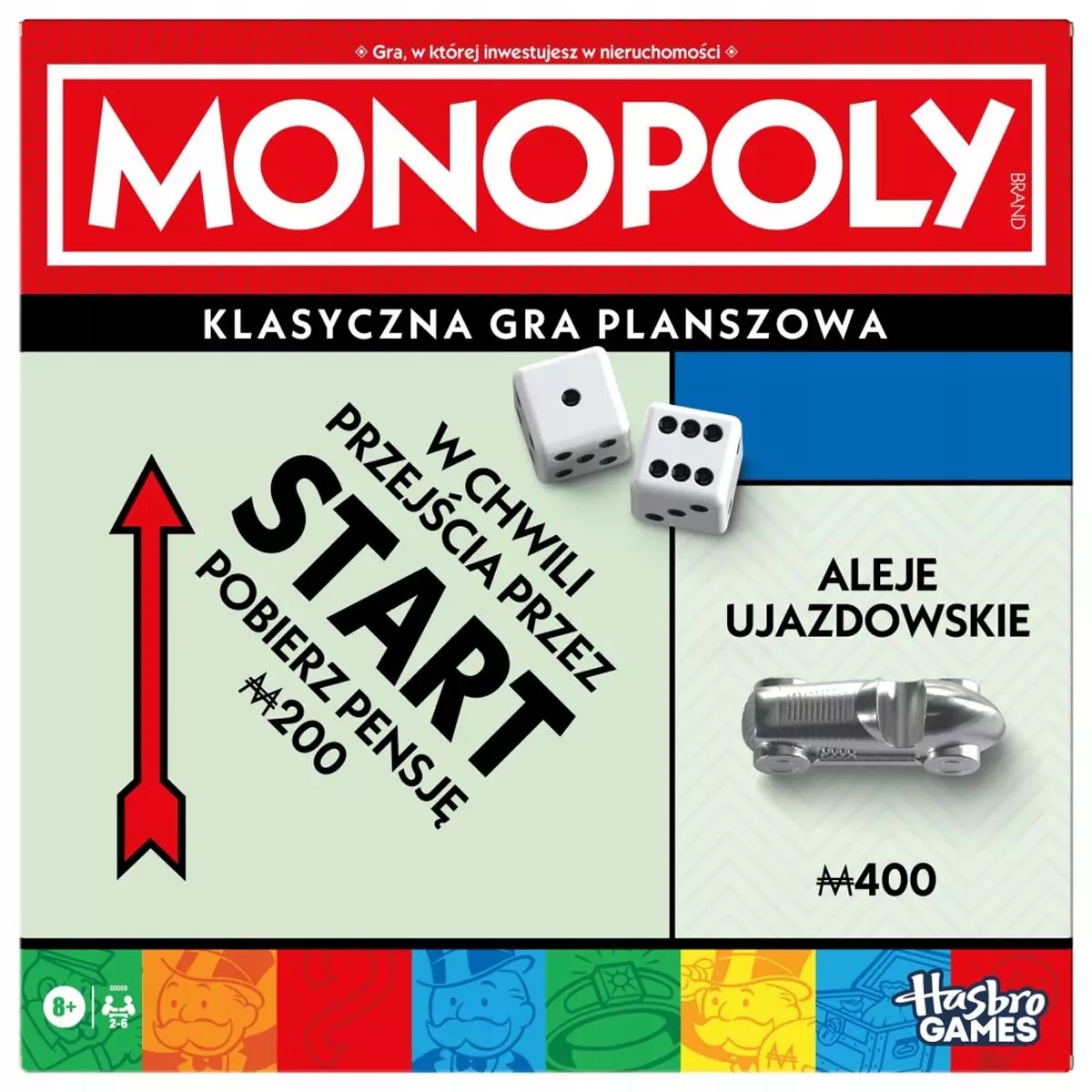 Hasbro Game Monopoly Classic Refresh, gra