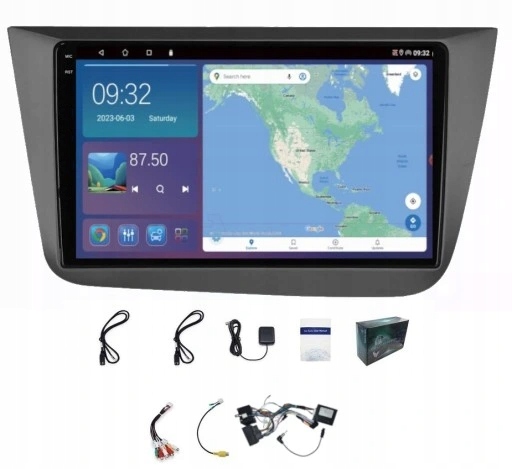 Rádio Navigácia Gps Seat Altea 2004-2015 Wifi Carplay Usb 4GB 64GB
