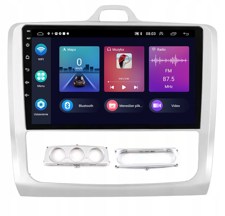 Gps A Android Navigace Bt Ford Focus 2004-2011 Usb Carplay 4GB 64GB