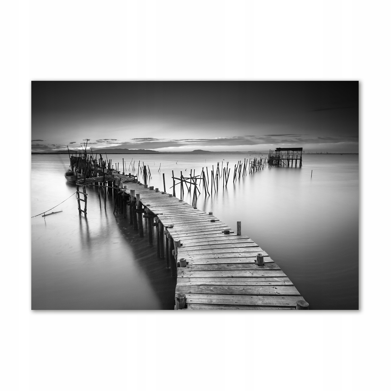 

Foto obraz szkło akryl Drewniane molo 100x70 cm