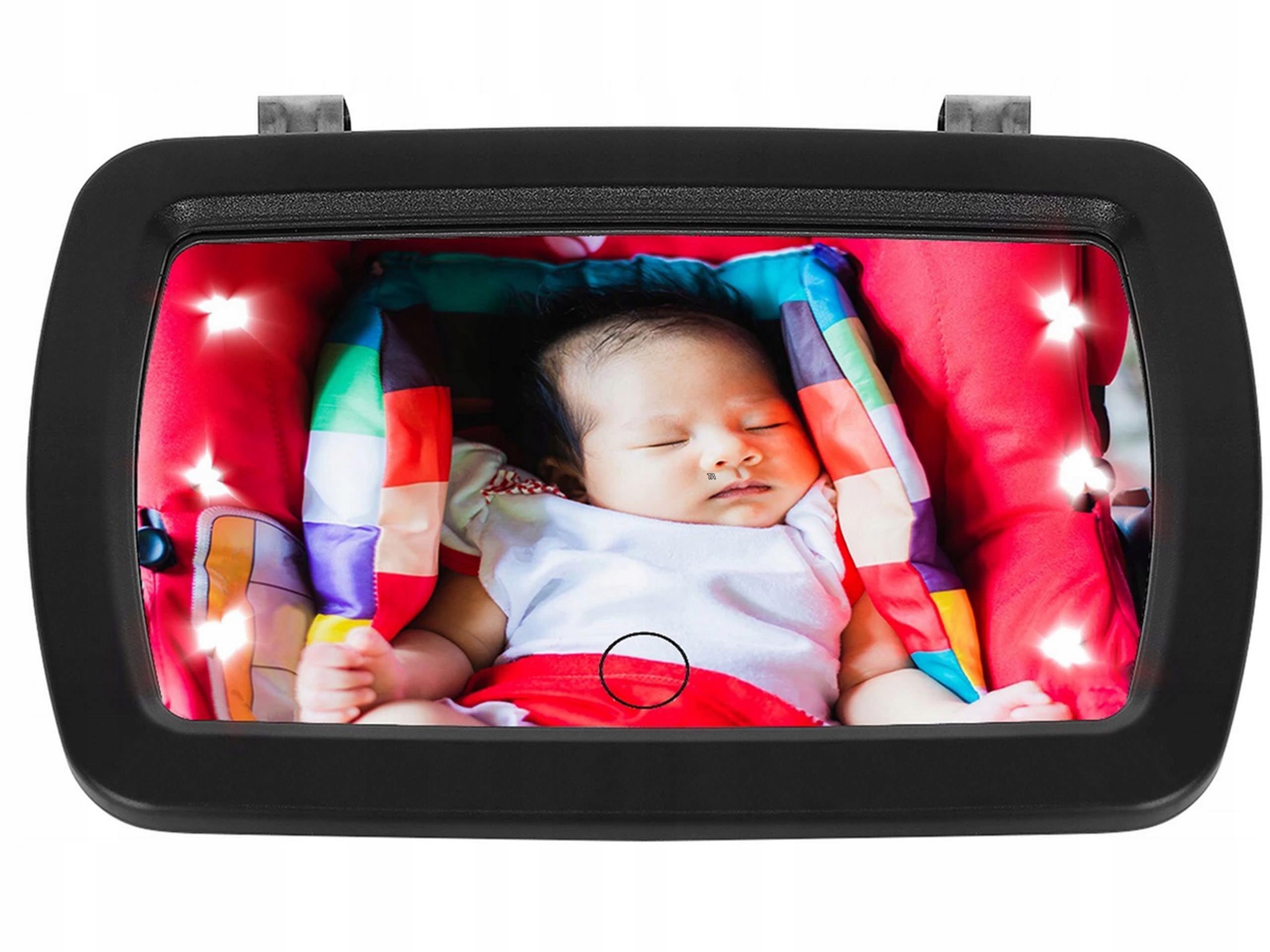 

Auto Led Lusterko Do Obserwacji Dziecka W Podróży