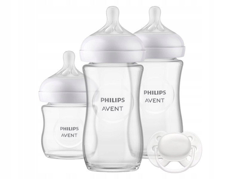 Butelka PHILIPS AVENT Newborn Glass Gift SCD878/11
