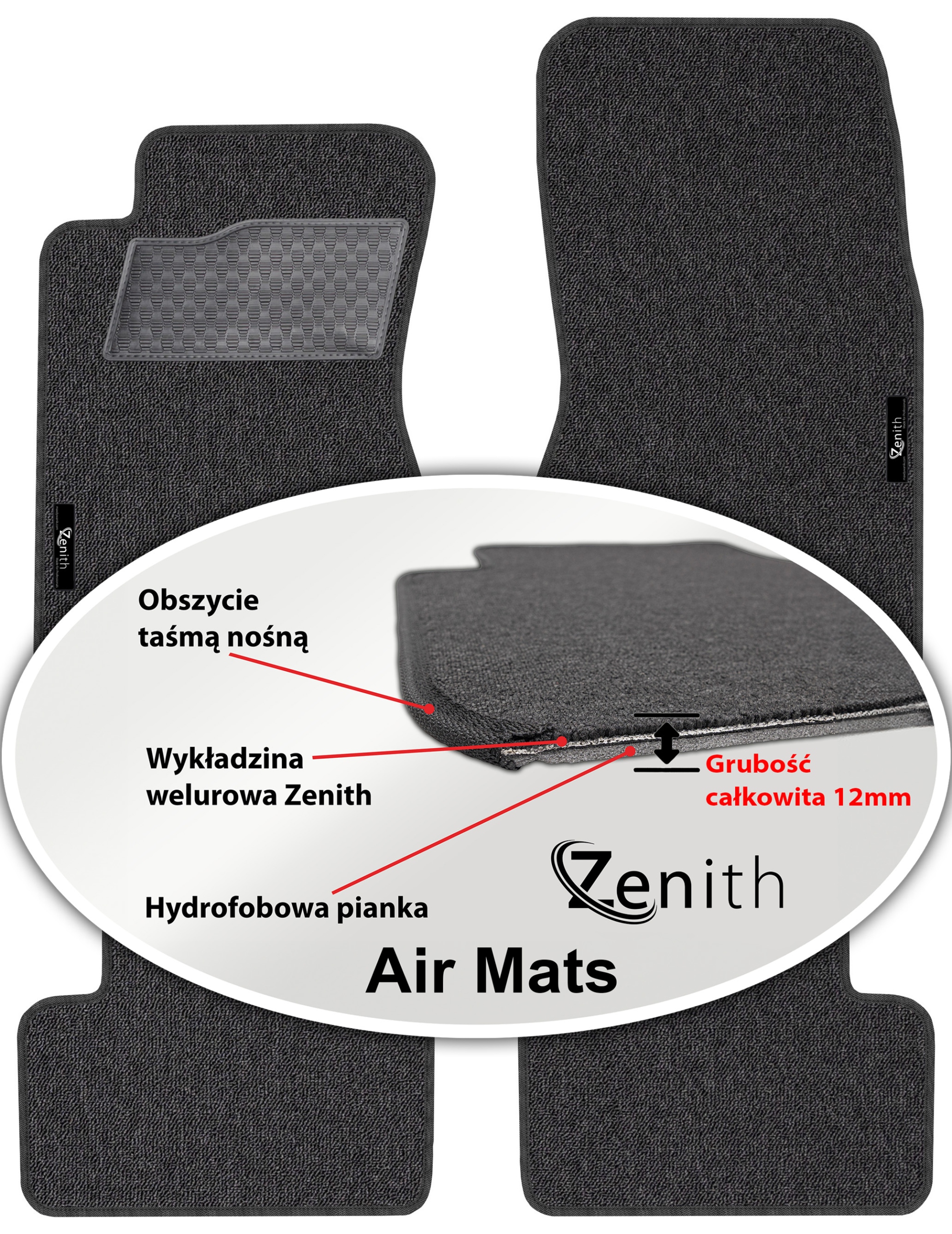 Jaguar S-Type Sedan 1998-2002 Velúrové koberčeky do auta Zenith Air Mats
