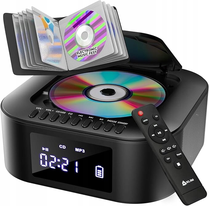 RADIOODTWARZACZ BLUETOOTH FM CD AUX USB KLIM BOOMBOX E1