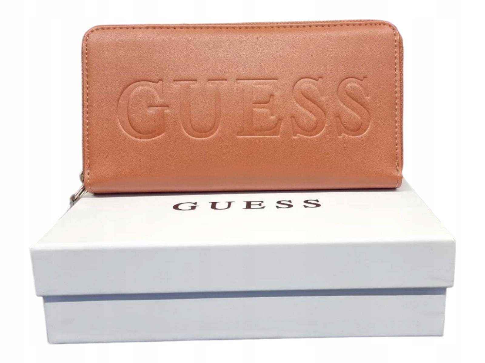 Dámská peněženka Guess Aubriella Slg Brown Pocket