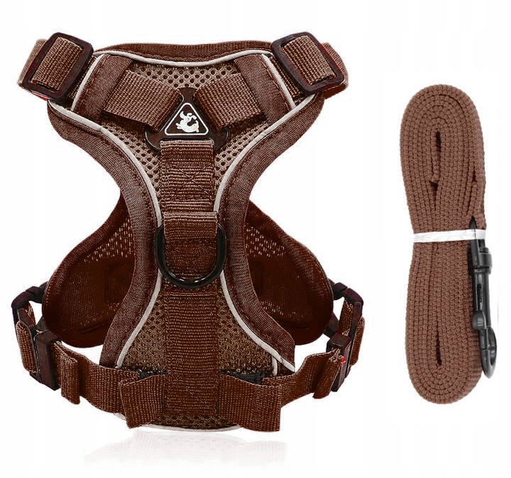 Levně Postroj Bez Tlačení Pro Psa Na Procházky, Nastavitelný Typu Guard Vodítko vel. XL