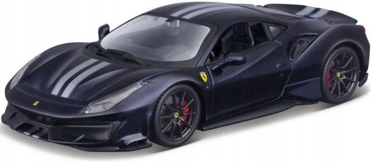 Ferrari 488 Pista blue model 1:24 Bburago 26026