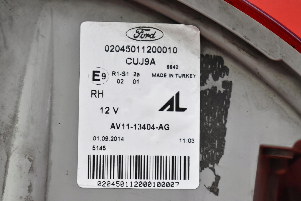 light right rear part rear AV11-13404-AG FORD B-MAX 12-18