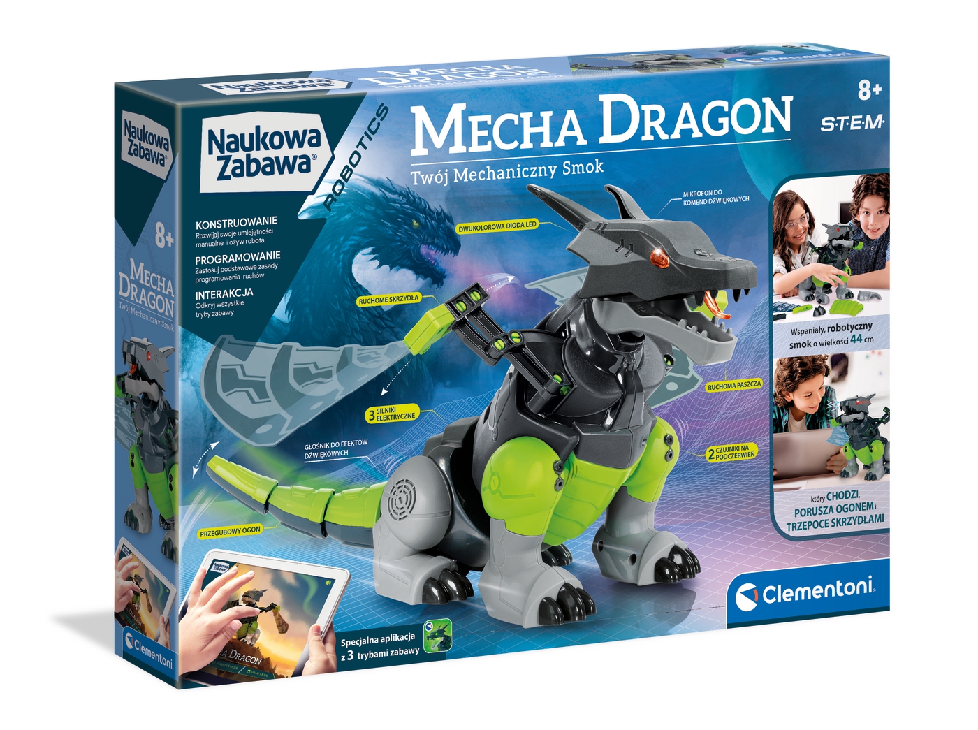 

Robot Clementoni Naukowa zabawa Mecha Dragon 50682