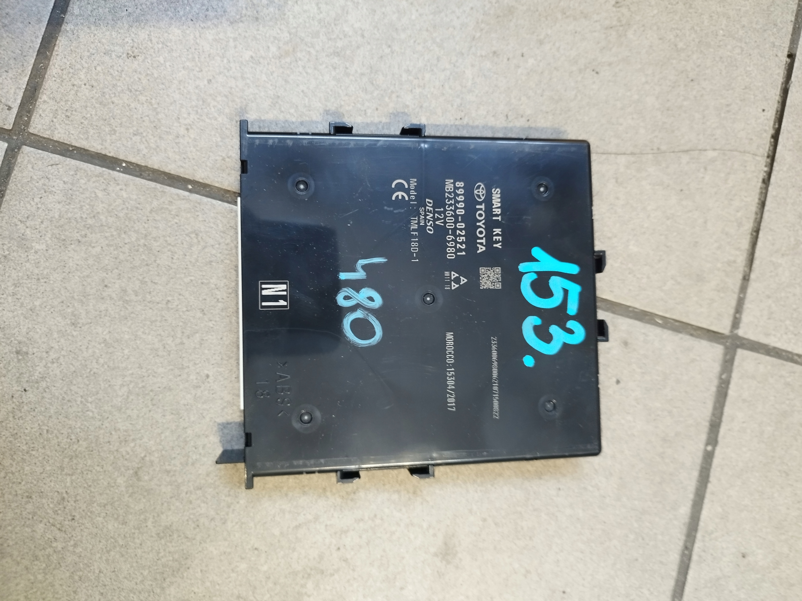 89990-02521 - 153 контроллер SMART KEY TOYOTA COROLLA E21