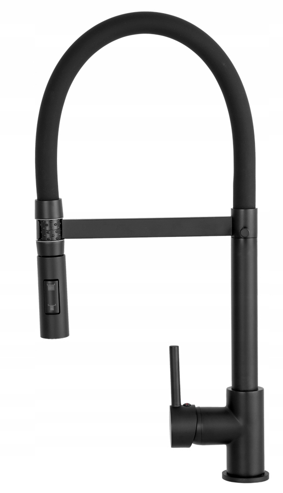 Kuchynská Batéria, Flexibilný Výtok, Čierna Vento Drezová Batéria