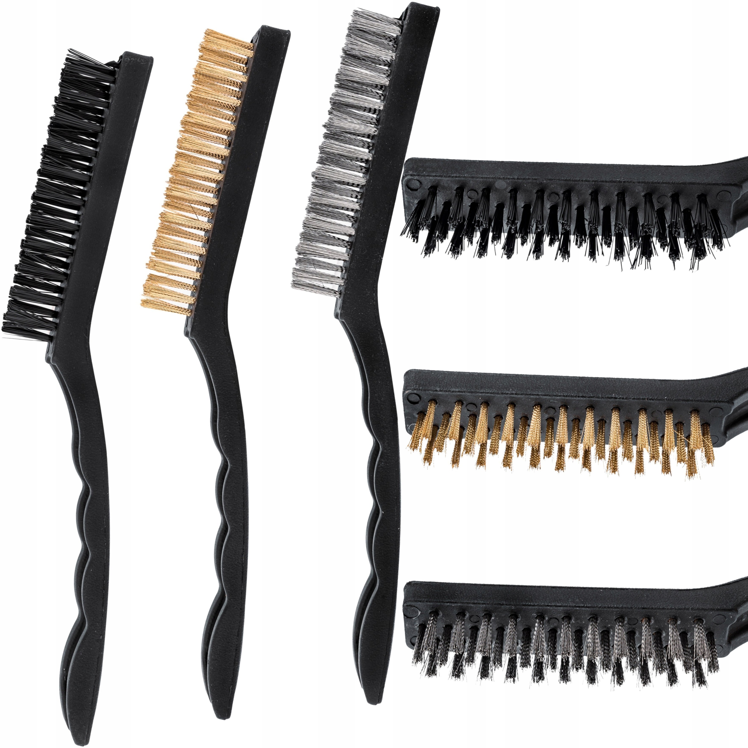 

Zestaw Dużych Szczotek Szczotka Drucianych 3SZT