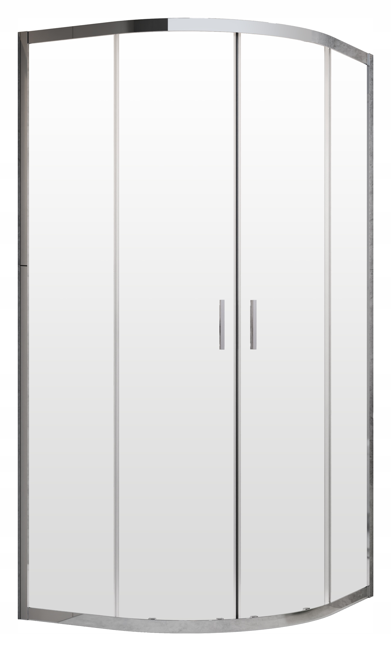 Radaway Alienta E půlkruhová 80 x 90 chrom L/p 10248090-01-01