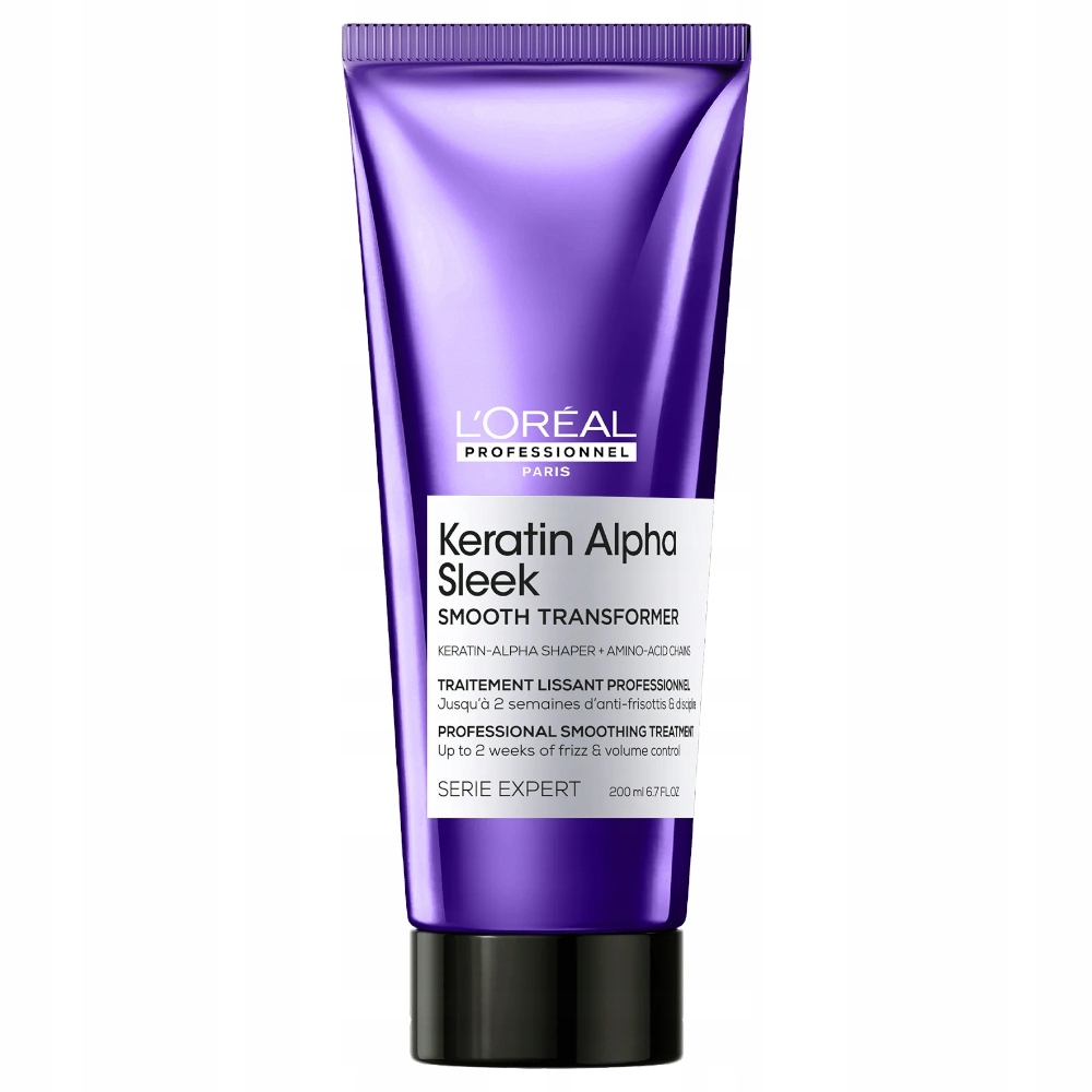 Loreal Keratin Alpha Sleek Vyhlazující kúra pro krepaté vlasy 200 Ml