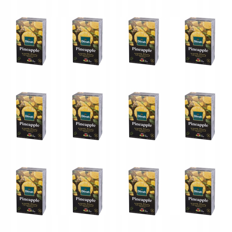 Dilmah Pineapple Flavoured Ceylon Black Tea 20x1,5 g X12