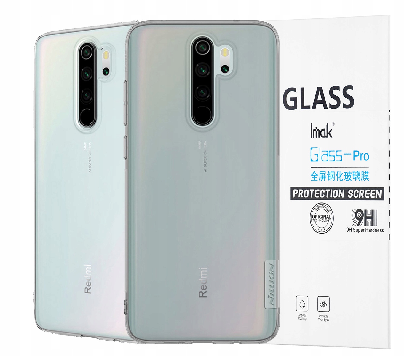 

Nillkin Tpu Etui Do Redmi Note 8 Pro + Szkło Imak
