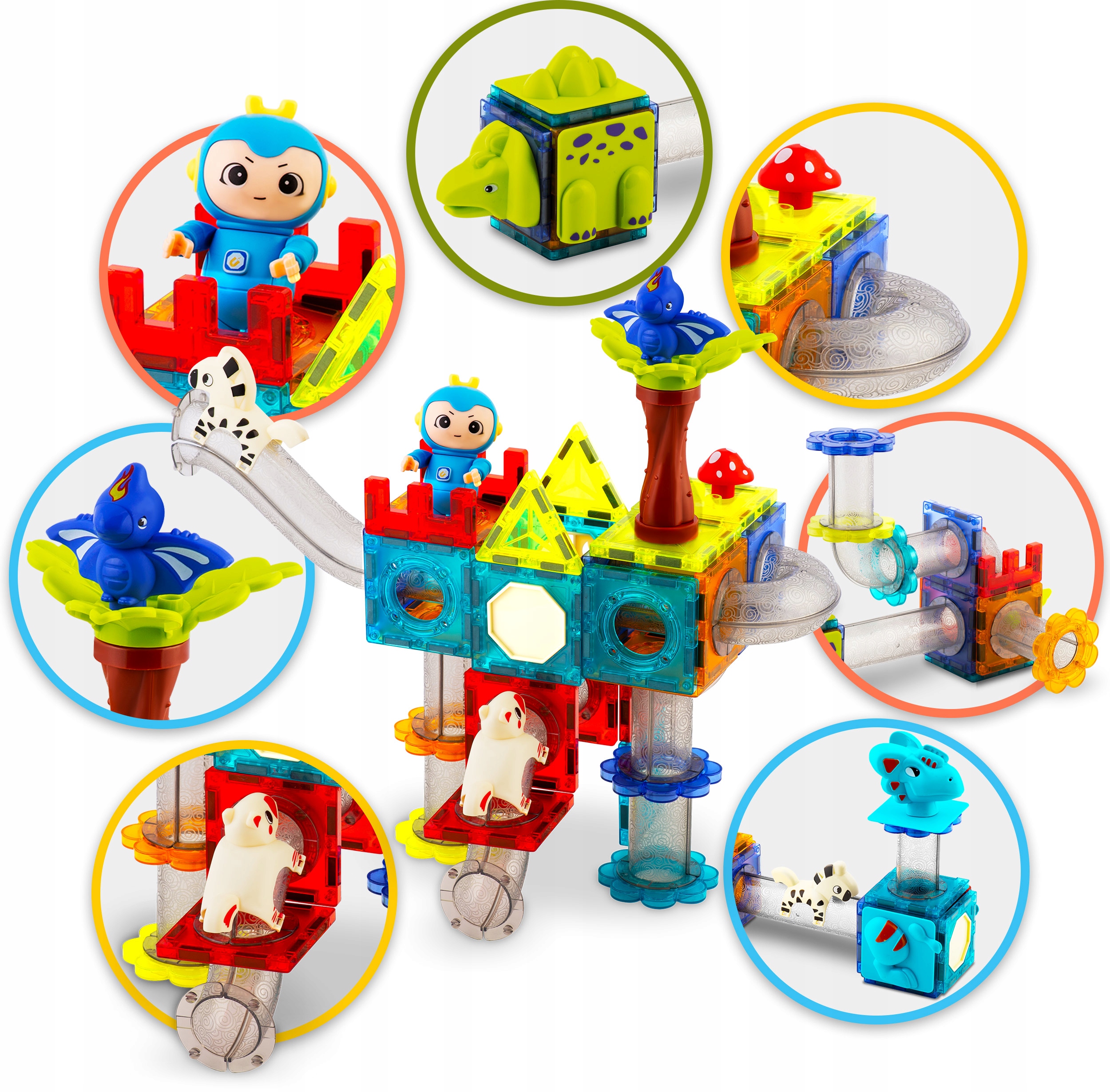 МАГНІТНІ БЛОКИ DINOSAURS PARADISE RK-757 RICOKIDS Hero none