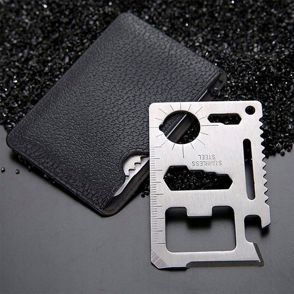 KARTA PRZEŻYCIA PRZETRWANIA SURVIVAL CARD NIEZBĘDNIK NÓŻ MULTI TOOL Waga produktu z opakowaniem jednostkowym 0.029 kg