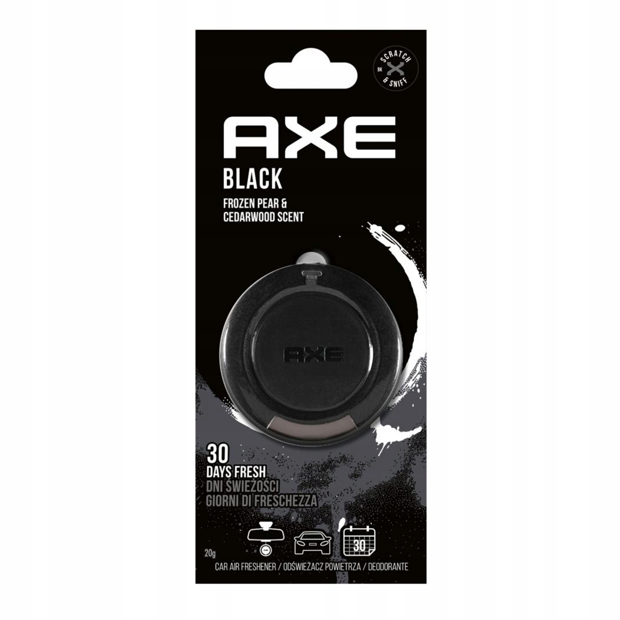 

Axe Zapach Samochodowy Black Zawieszka