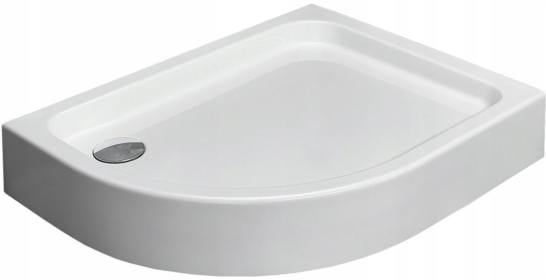 Brodzik z obudową akryl 100x80 P Laros E Compact