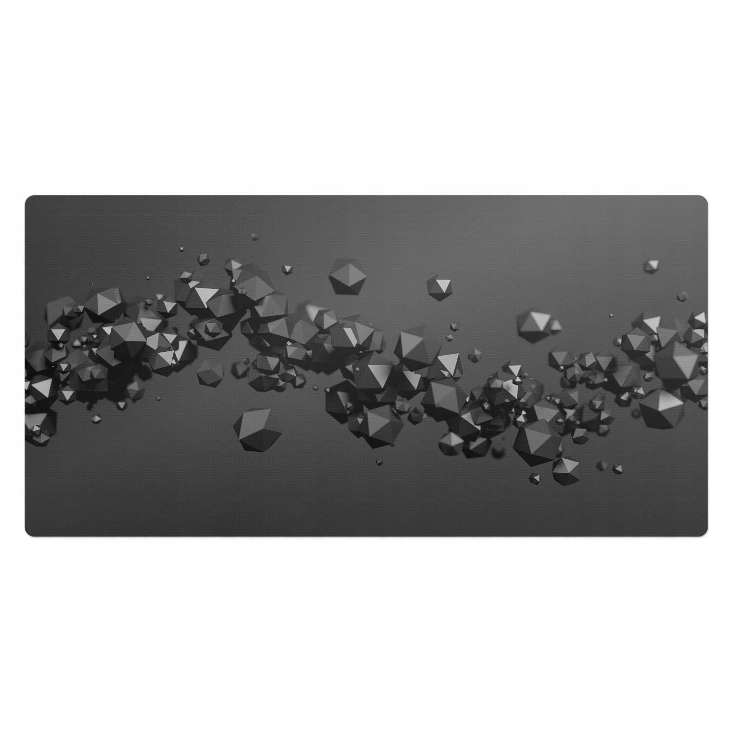 Vinylová podložka na psací stůl Trojrozměrné geometrické tvary 100 x 50 cm