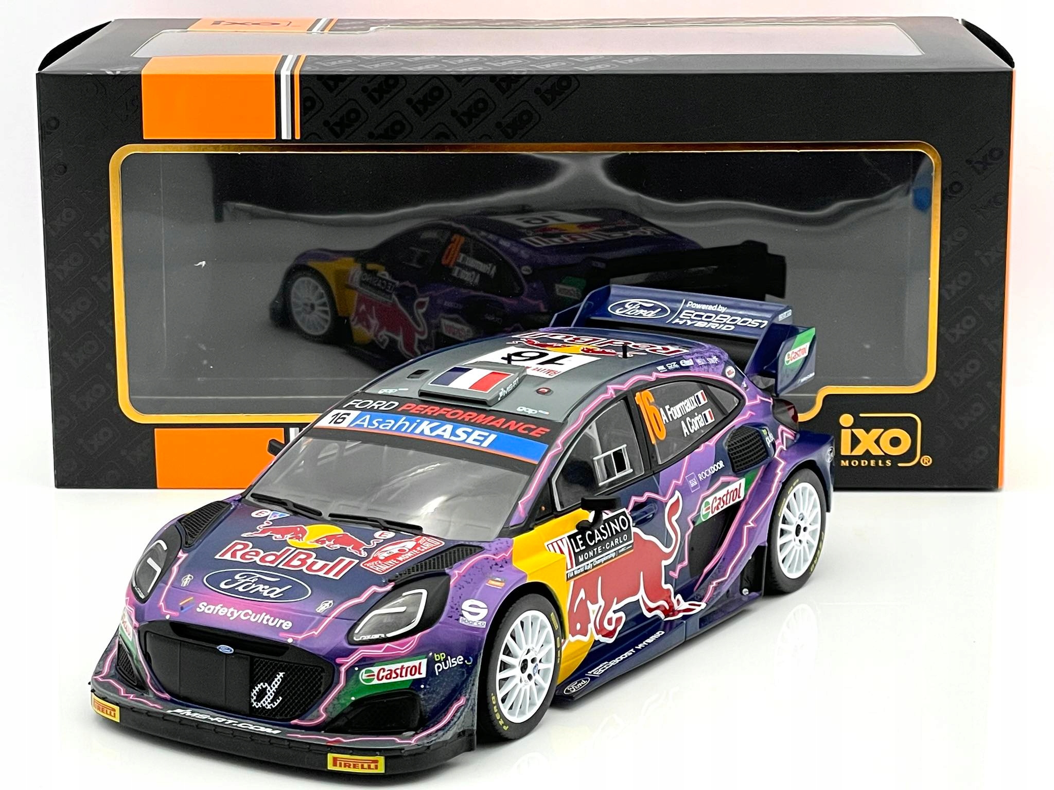 Ford Puma Wrc #16 A.Fourmax Monte C 2022 Ixo 1:18
