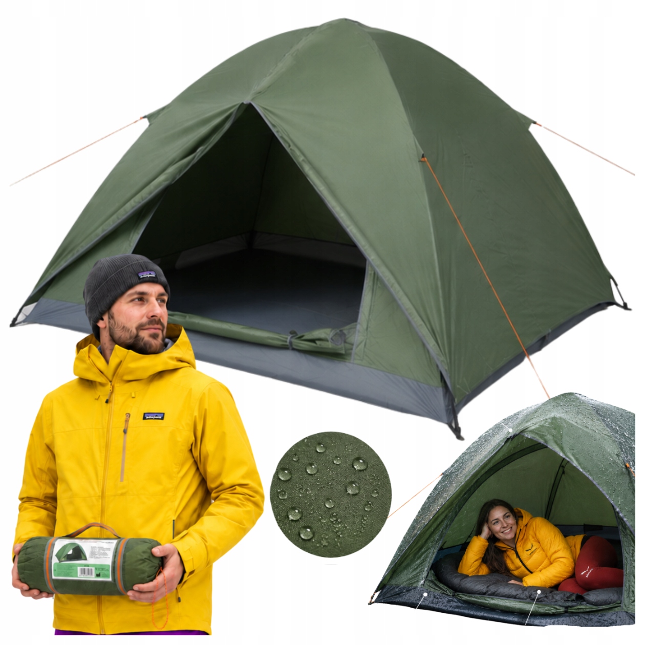 Stan pro 4 osoby s turistickým tropikem pro přežití, rychlá montáž, lehký, velikost XL