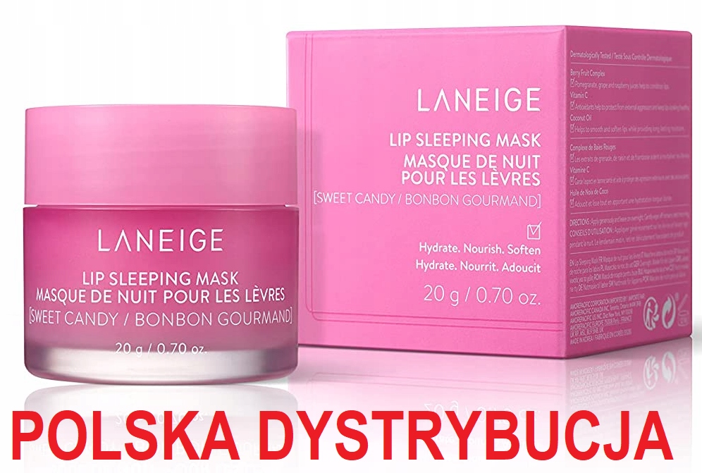 Lip Sleeping Nocna Maska do ust Berry