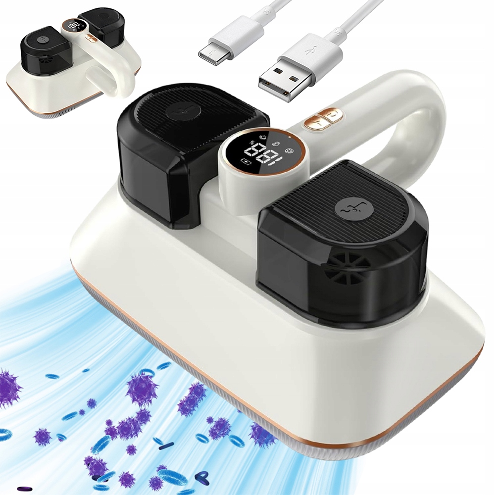 100 W Vysavač pro matrace s Uv zářením, Hepa, bezsáčkový, pro alergiky