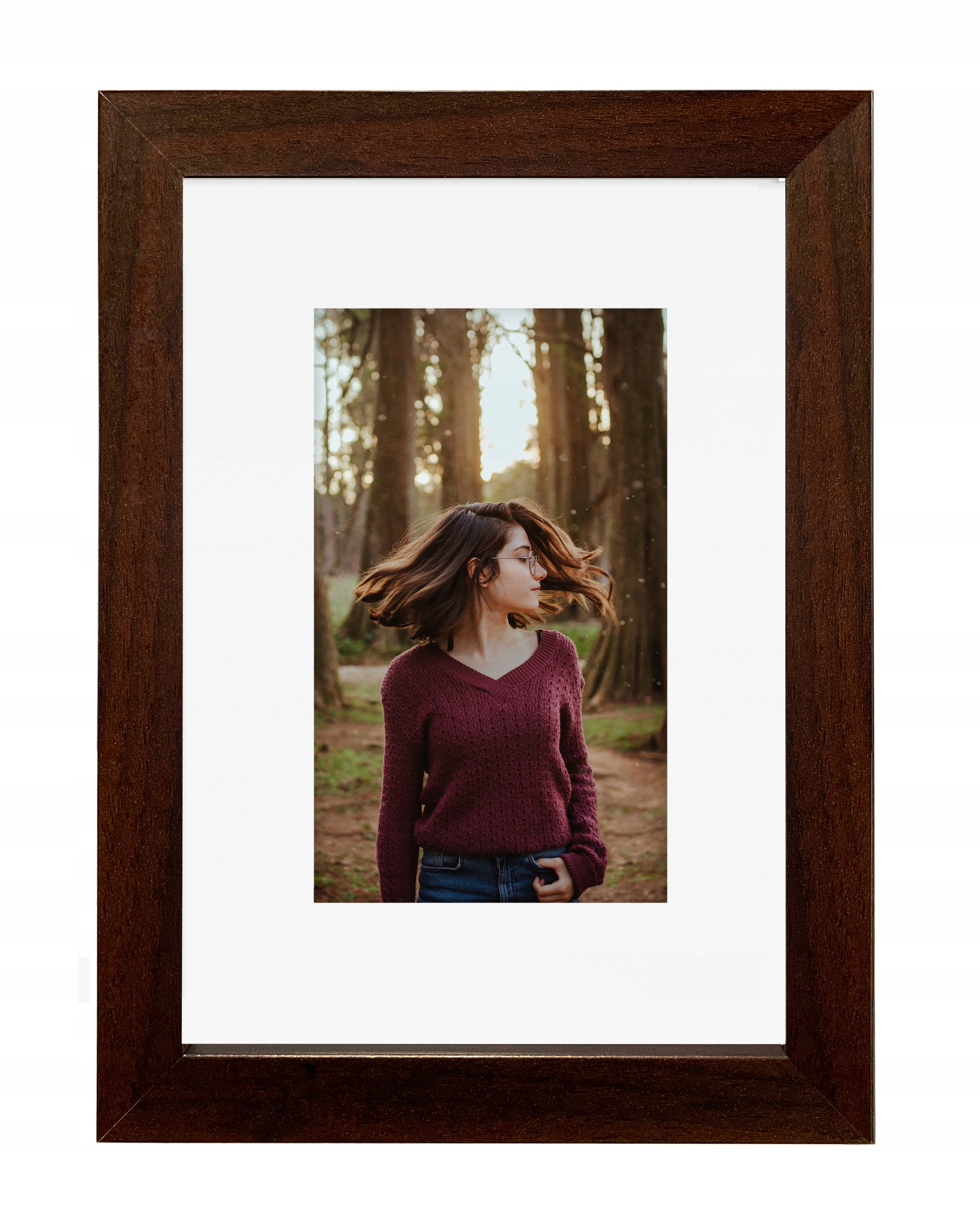 

Ramka 15x21 passe-partout 10x15 Italia wenge
