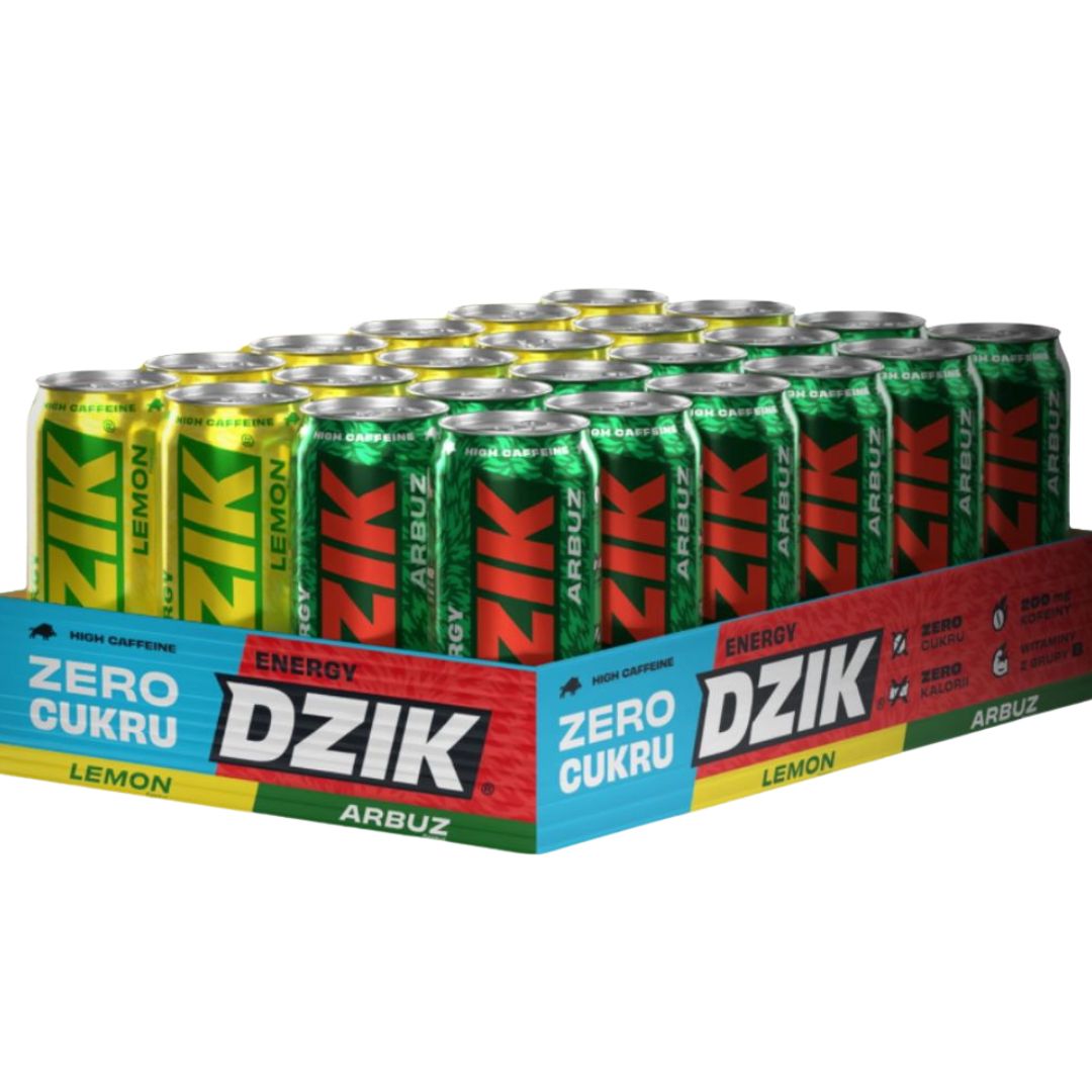 Wk Dzik Energy 500 ml Napój energetyczny Energetyk 0 kalorii 0 cukru koks