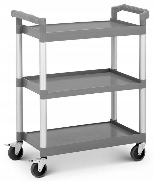Číšnický vozík 3 police 60 kg Royal Catering RCSW-3P2 10011196