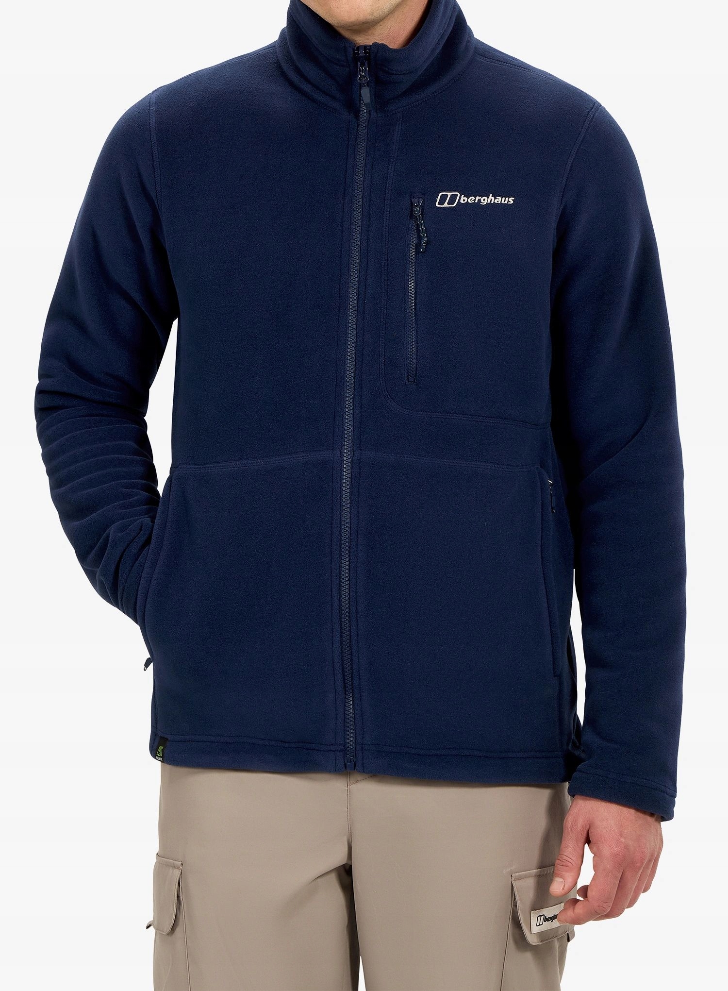 Bunda Fleecová Mikina Berghaus Activity Pt InterActive šedá/šedá velikost S