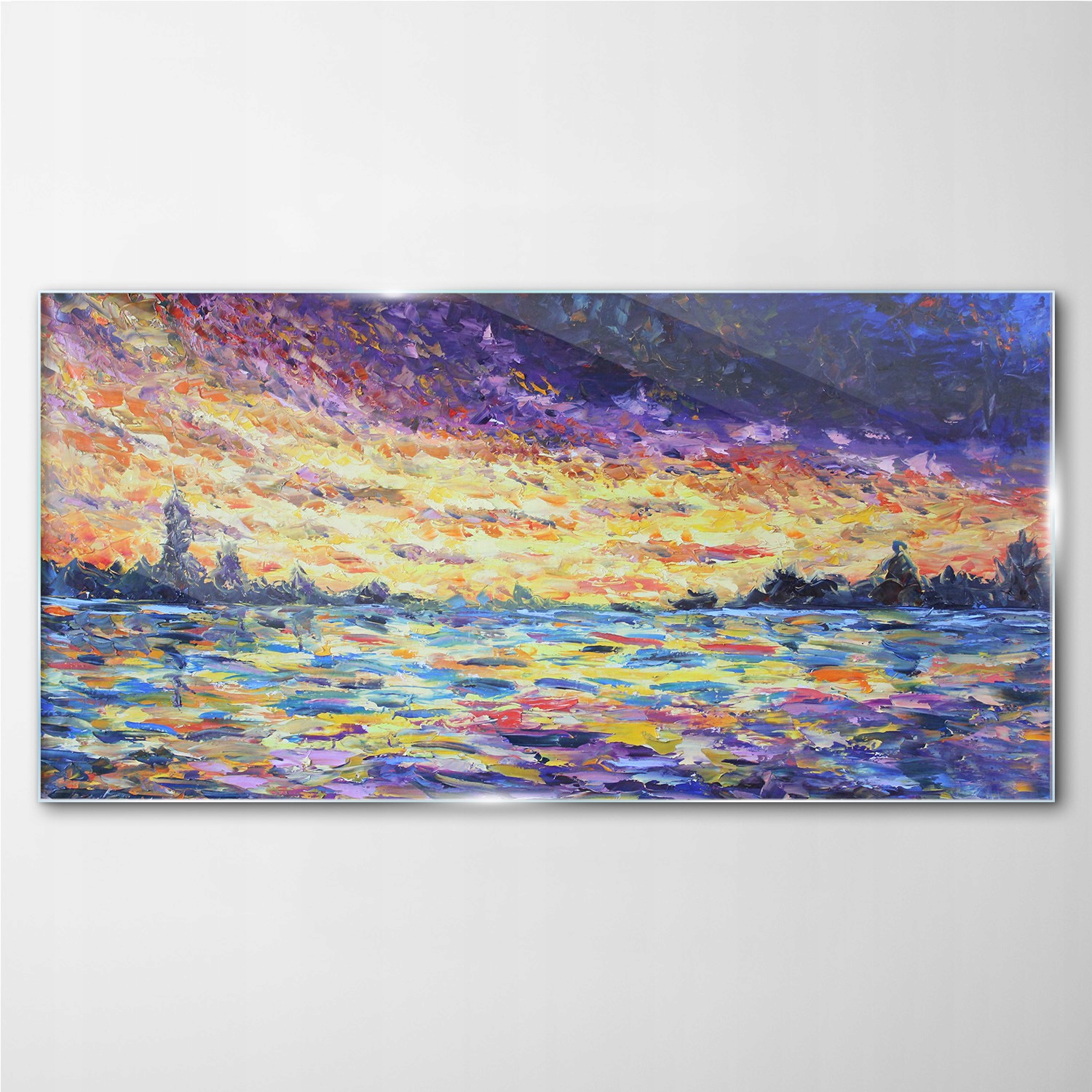

Obraz szklany z nadrukiem Zachód słońca 140x70 cm
