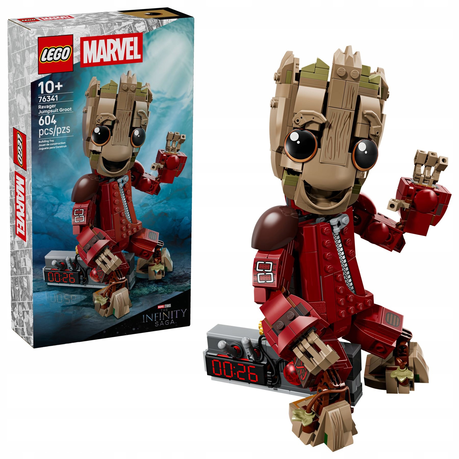 stavebnice Lego Heroes 76341 Groot v kostýmu Ravagera