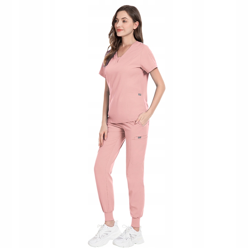 Komplet Medyczny Damski Scrub Uniform Model Heal Kolor Pink Rozm. M