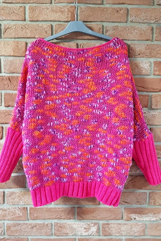

Sweter błyszczący Fancy Rose multikolor Minouu